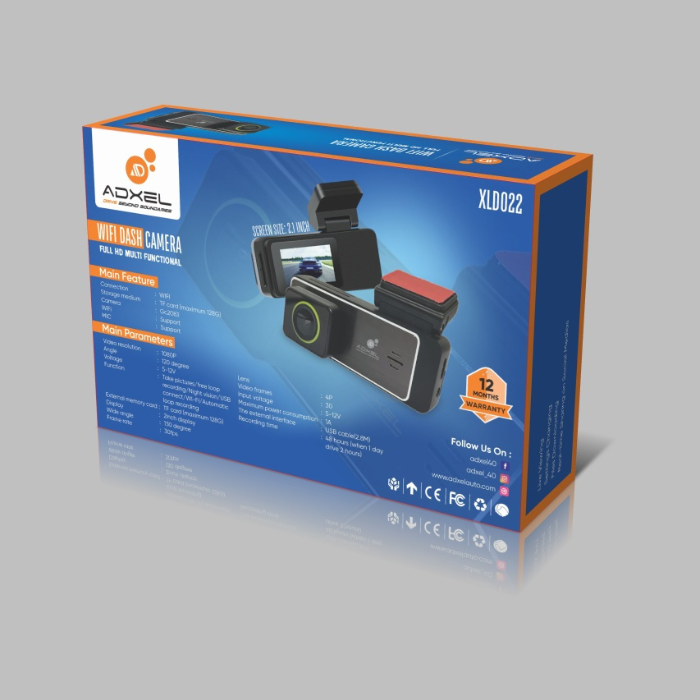 WiFi Dashcam - Model DC02